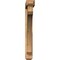 Ekena Millwork Legacy Craftsman Smooth Bracket w/ Offset Brace, Western Red Cedar, 5 1/2"W x 42"D x 42"H BKT0604X42X42LEC04SWR - alternate 2